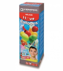 Helium disposable cylinder + 30 balloon 25 cm diam