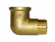 Elbow 90° brass 1/4MF