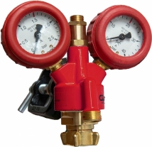 Mini HP regulator acetylene with bow connector