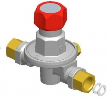 Gasregulator bottle adjustable 0.5-4bar Q:8kg/u 1/4FF 