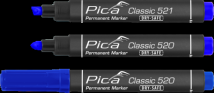 Pica Classic permanent marker blue