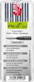 Pica dry marqueurs de rechange graphite 10 pc